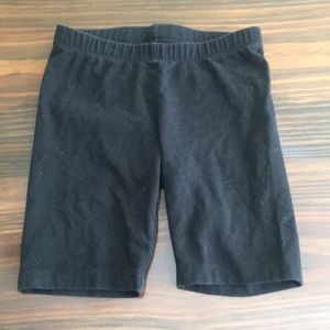 Kids Cat & Jack Black Cotton Biker Shorts
